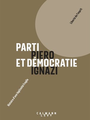 cover image of Parti et démocratie